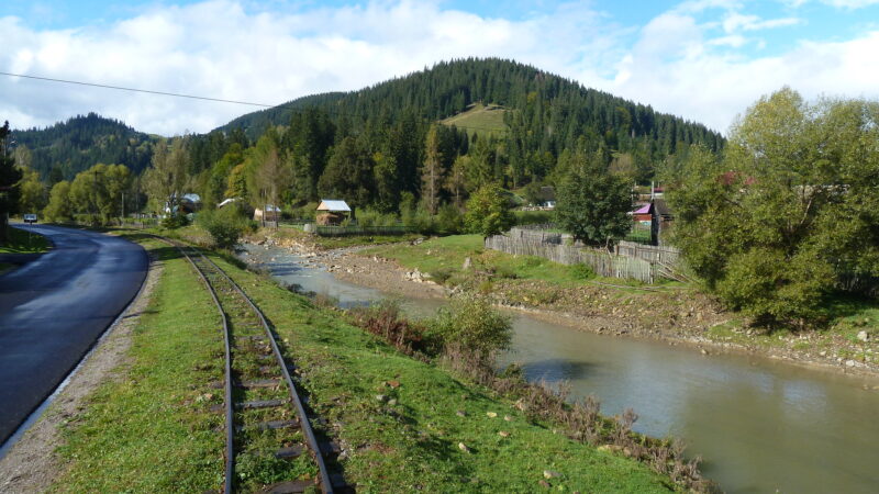 Mountain landscape in Romania