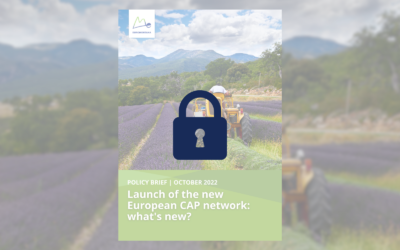 Cover EU CAP network policy brief locked 2022